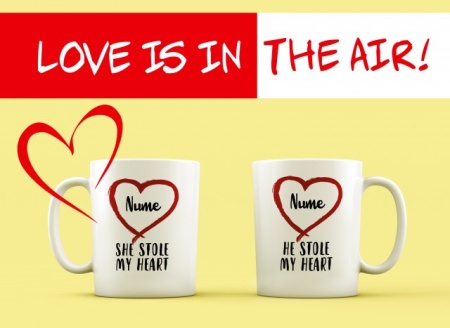 Cana Cu Mesaj He Stole My Heart - Img 2
