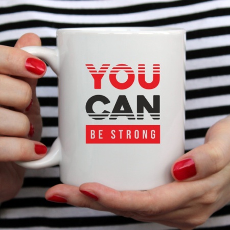 Cana cu Mesaj You Can Be Strong - Img 3