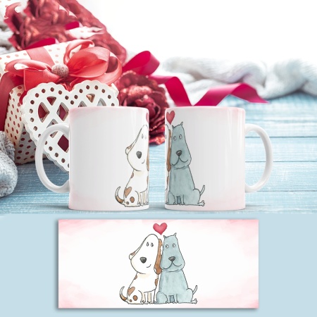 Cana Valentine's Day - Watercolor Dogs - Img 2