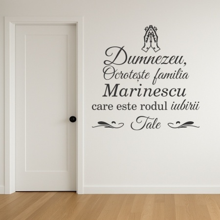Dumnezeu ocroteste aceasta familie - personalizat - Img 3