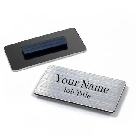 Ecuson personalizat gravat cu nume si/sau logo 7x3cm, auriu - Img 6