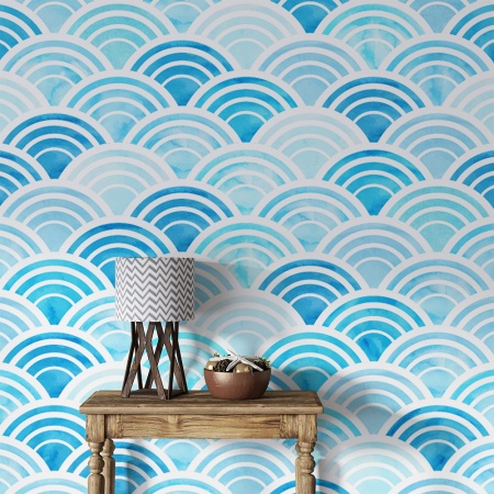 Fototapet Simple blue pattern (FTD100052) - Img 5