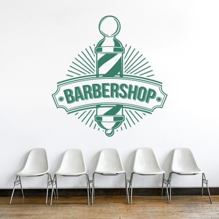 Sticker Barbershop (Pole) - Img 4