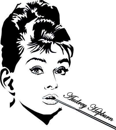 Sticker De Perete Audrey Hepburn - Img 2