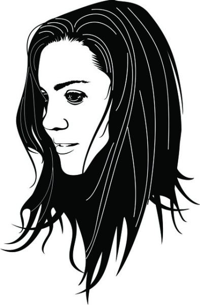 Sticker De Perete Beautiful Girl Face - Img 2