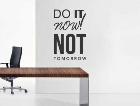 Sticker De Perete Do It Now Not Tomorrow - Img 3