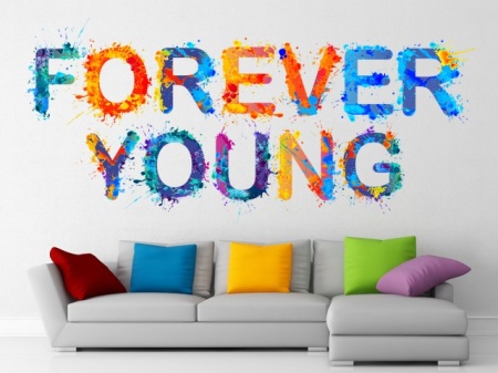 Sticker De Perete Forever Young - Img 2