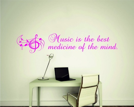 Sticker De Perete Music Is The Best Medicine - Img 5