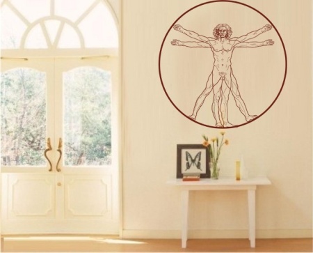 Sticker De Perete Omul Vitruvian - Img 3