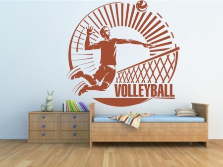Sticker De Perete Voleyball - Img 4