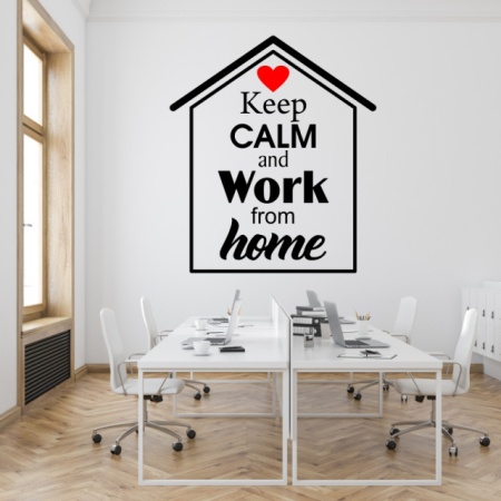 Sticker Keep Calm And Work From Home - Img 6