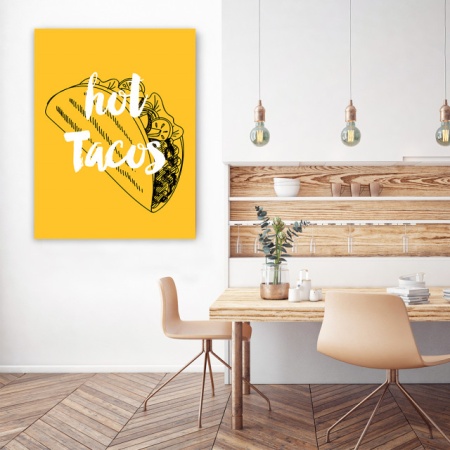 Tablou Bucatarie - Hot Tacos Retro - Img 3