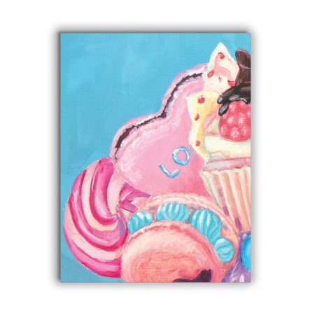 Tablou Bucatarie - Pink Painted Sweets - Img 3