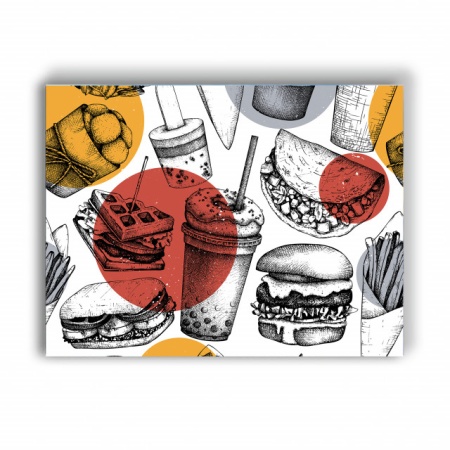 Tablou Bucatarie - Retro Fast Food - Img 3