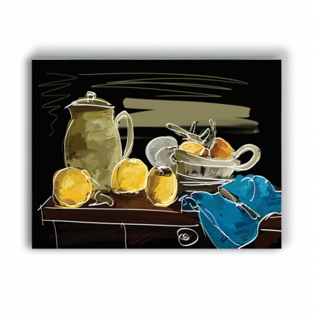 Tablou Bucatarie - Sketched Fruits - Img 3