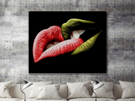 Tablou Canvas - Buze Colorate - Img 2