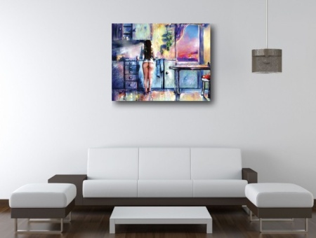 Tablou Canvas Efect Pictura - Nud pictat - Img 2