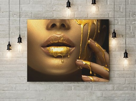 Tablou Canvas Golden Temptation - Img 3