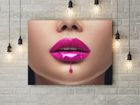 Tablou Canvas Liquid Pink - Img 3