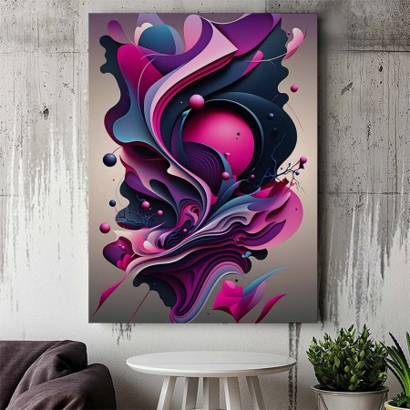 Tablou Canvas Modern Abstract - 3D Vortex - Img 2