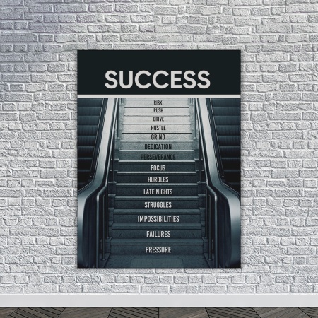 Tablou Canvas Motivational - Success (escalator) - Img 4