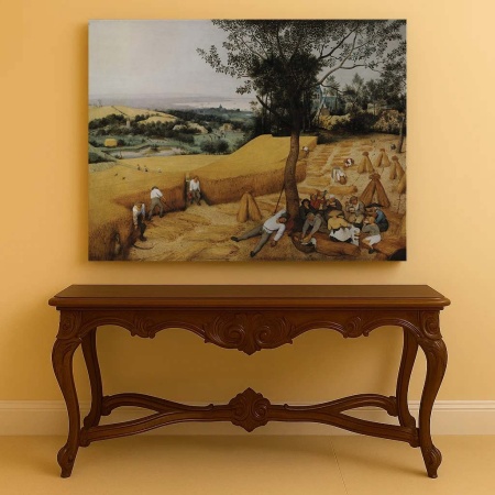 Tablou Canvas "The Harvesters" - Recolta de grâu - Img 3