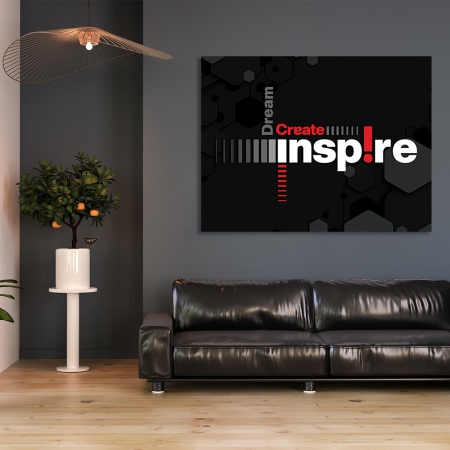 Tablou Motivational - Dream, create, inspire - Img 3