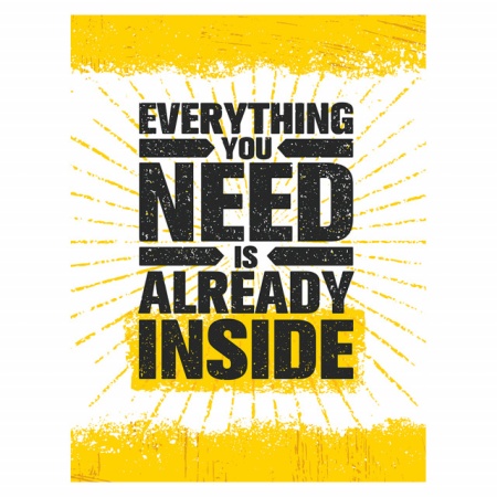 Tablou Motivational - Everything You Need Is Already Inside - Img 4