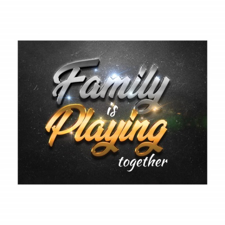 Tablou Motivational - Family is playing together - Img 3