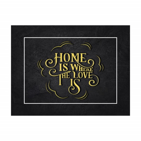 Tablou Motivational - Home is where the love is - Img 3