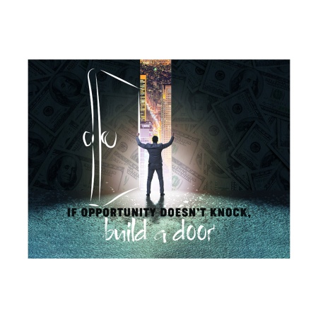 Tablou Motivational - If opportunity doesn't knock (big door) - Img 5