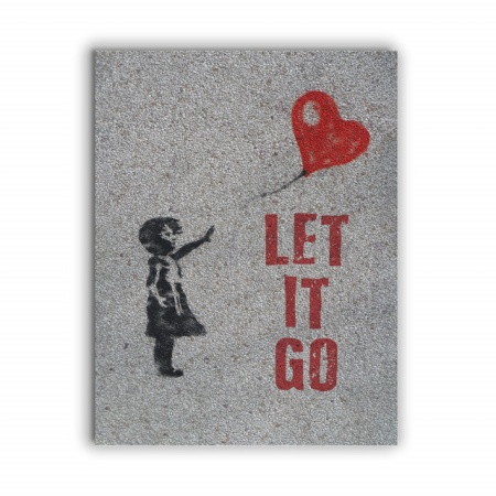 Tablou Motivational - Let It Go (Banksy) - Img 4