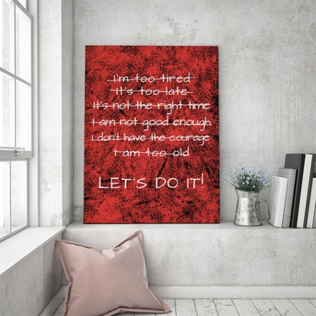 Tablou Motivational - Let's Do It! - Img 2