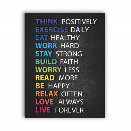 Tablou Motivational - Positive Advice - Img 4