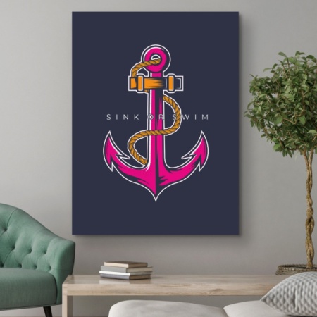 Tablou Motivational - Sink or Swim - Img 6