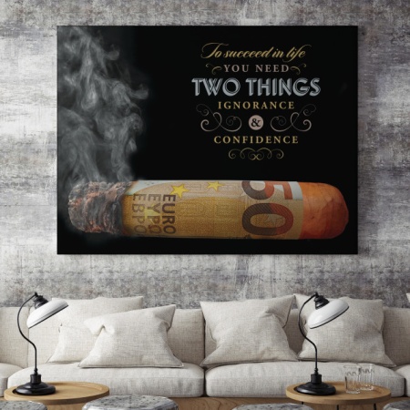 Tablou Motivational - Two Things To Succeed In Life - Img 4