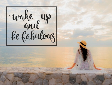 Tablou Motivational - Wake Up And Be Fabulous - Img 4