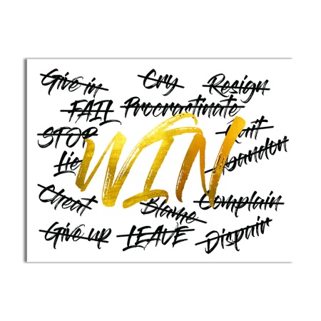 Tablou Motivational - Win against all odds - Img 5
