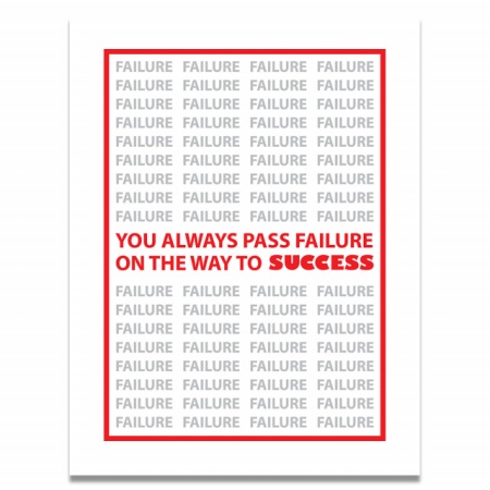 Tablou Motivational - You Always Pass Failure - Img 4
