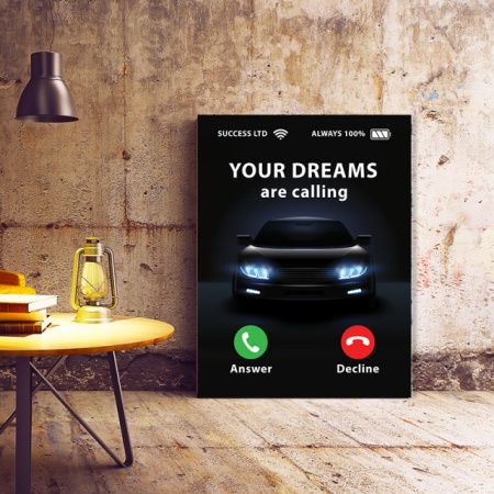 Tablou Motivational - Your Dreams are Calling 3