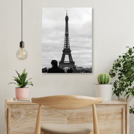Tablou Office - Black And White Eiffel