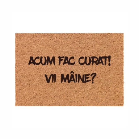 Covor de intrare personalizat - 60x40cm - Acum fac curat! - Img 4