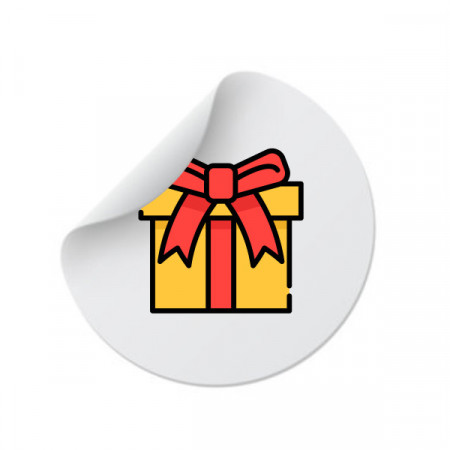 Etichete personalizate CADOU, 100 buc, PVC, rezistente la apa - Img 4