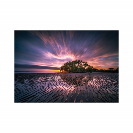 Foto tapet Violet sunset - Img 2