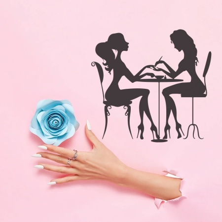 Girls at the nail salon - Img 4