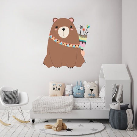 Sticker Copii - Cute grizzly bear - Img 3