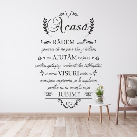 Sticker De Perete Acasa Radem Mult - Img 5