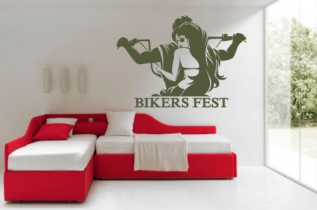 Sticker De Perete Bikers Fest - Img 2