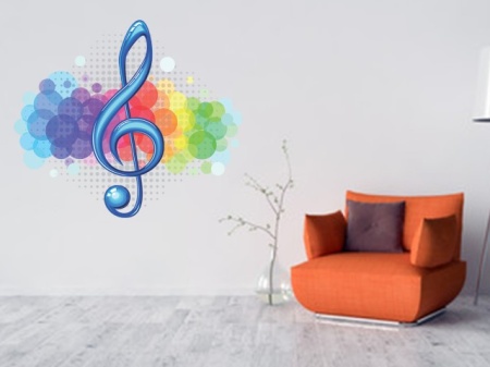 Sticker De Perete Cheia Sol Multicolor - Img 4