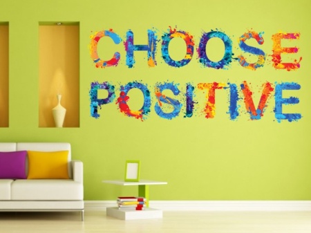 Sticker De Perete Choose Positive - Img 4